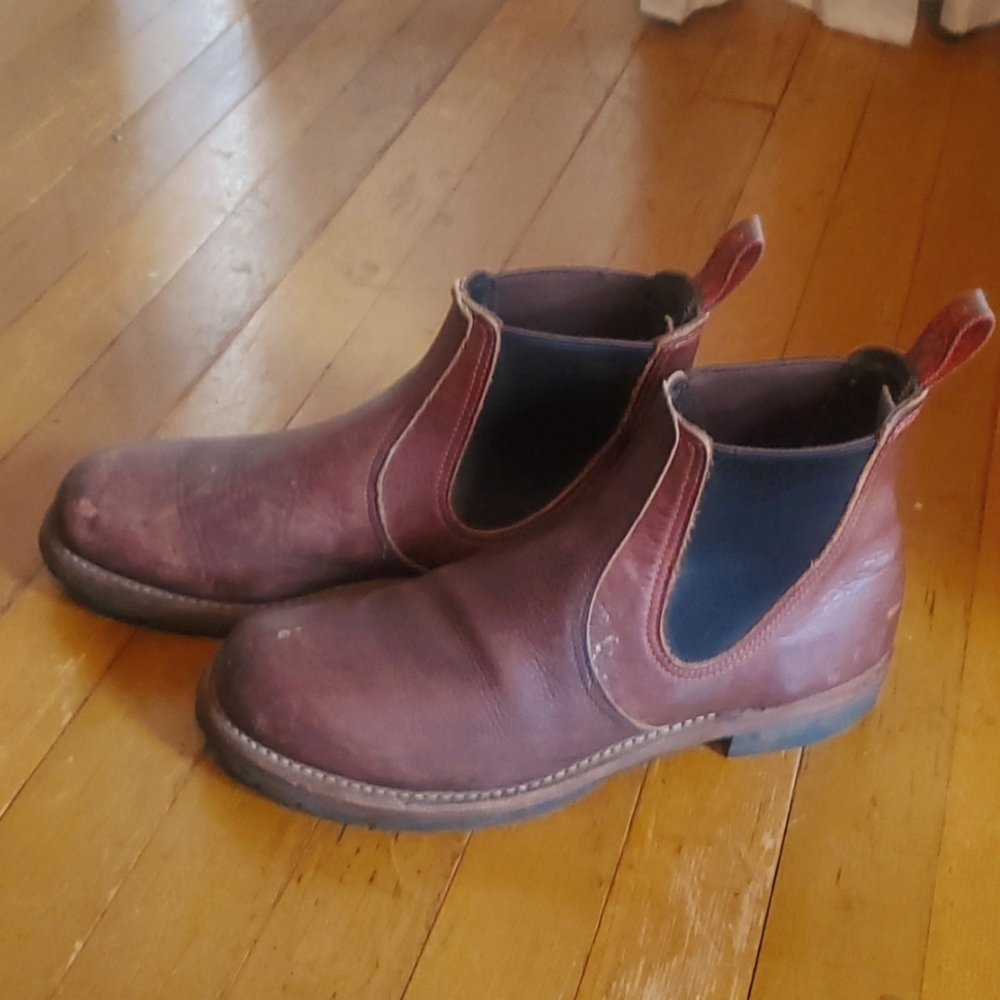 Red Wing 2917 Chelsea Rancher boots discontinued made in USA size 9d brown